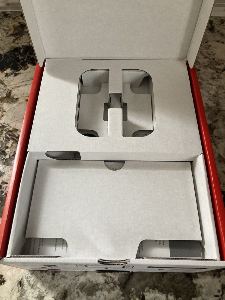 Nintendo Switch WHITE OLED EMPTY BOX w/ Cardboard Insert Tray Owners Manual US