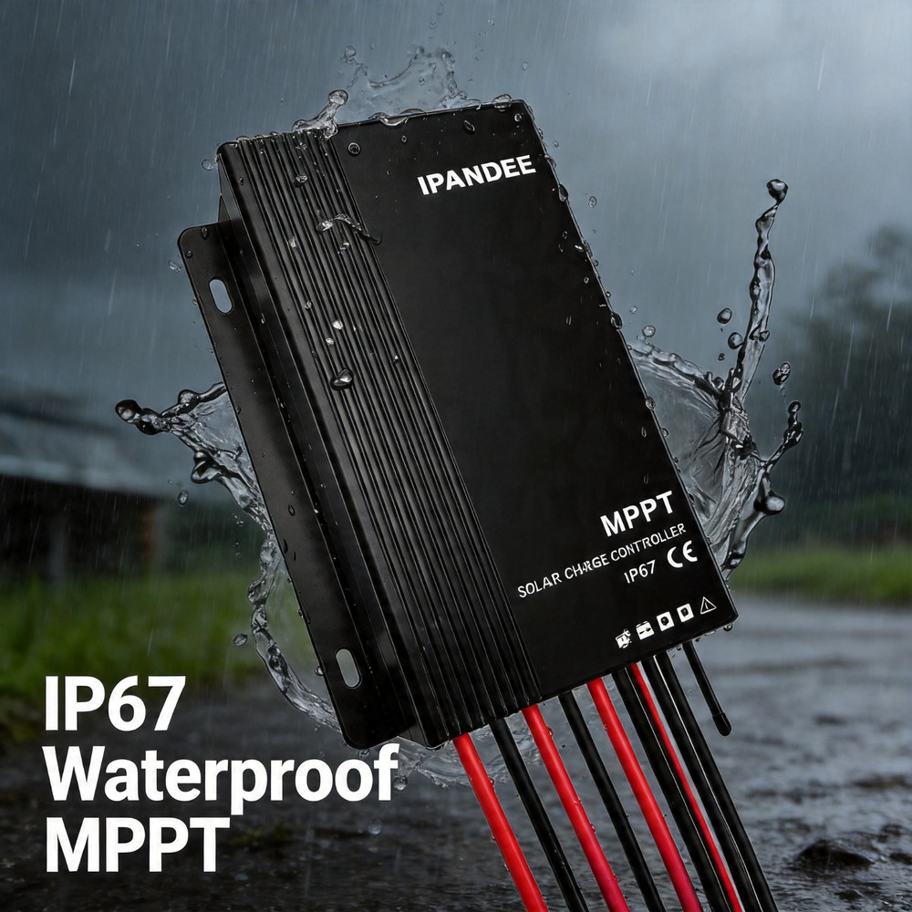 Waterproof 30A MPPT Solar Panel Battery Charge Controller 12V 24V Regulator US