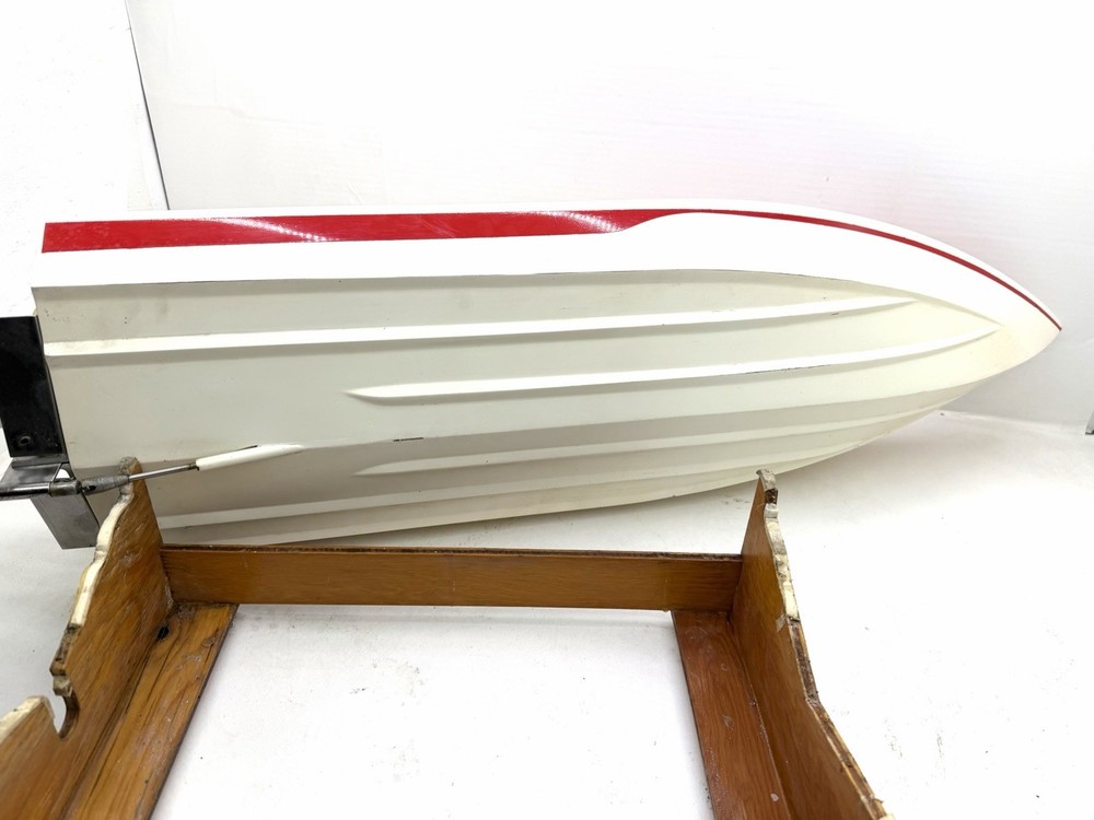 Custom 40” RC V Hull Boat Complete Nitro With Stand