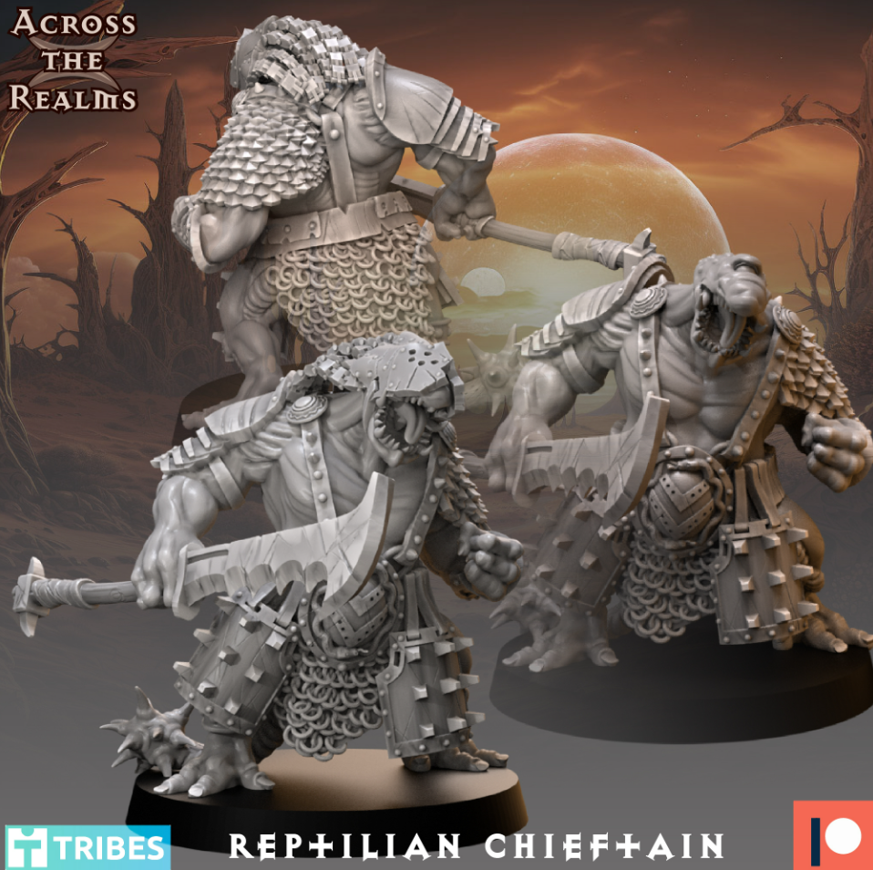 Reptillian Chieftain (28mm)
