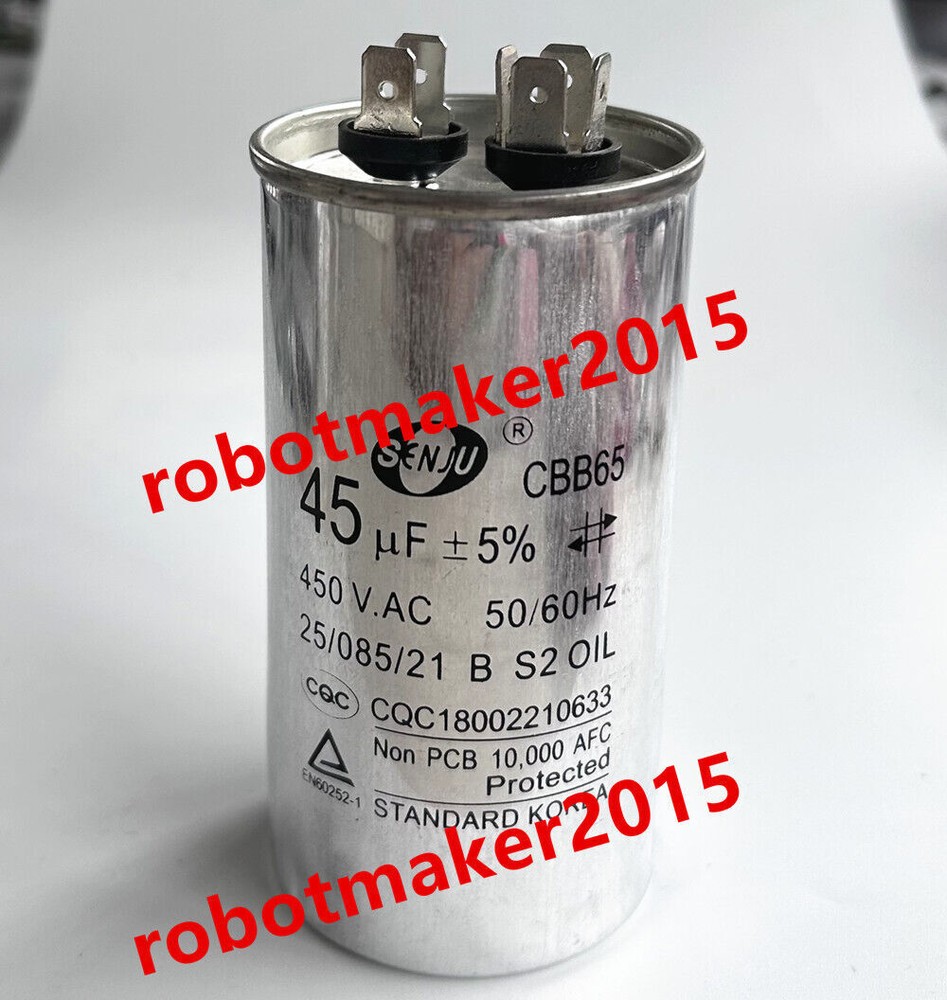 CBB65 450V 45 uF 45UF 45MFD Air conditioner Compressor Capacitor ±5 %