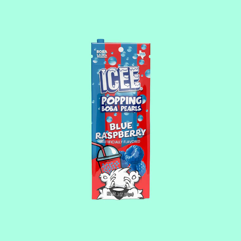 Icee Popping Boba Blue Raspberry 3oz (USA) Exotic Snacks
