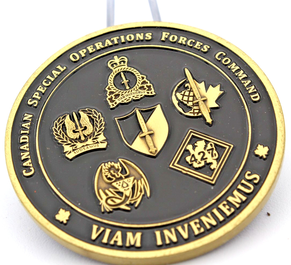Canadian SOF Special Operations Medical Technician Challenge Medallion CANSOFCOM