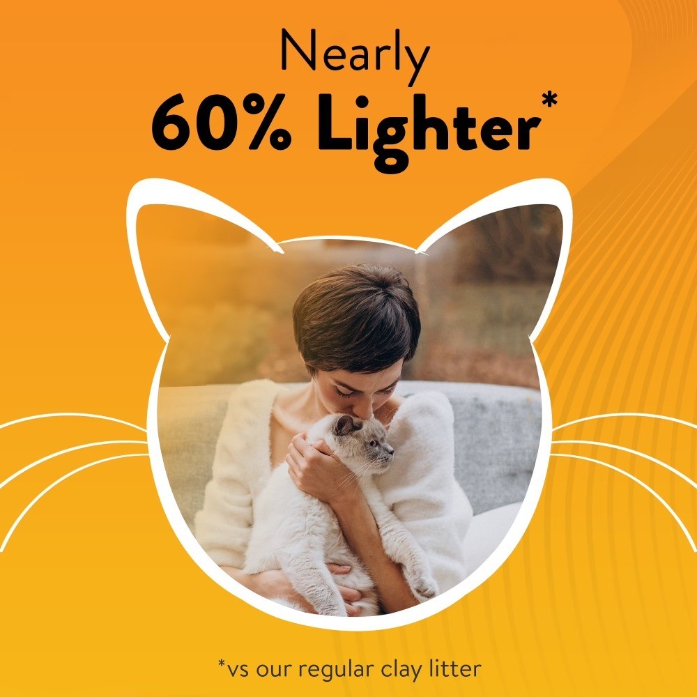Hardball Lightweight Cat Litter, Multi-Cat Clumping Litter, No-Mess Scooping, 7