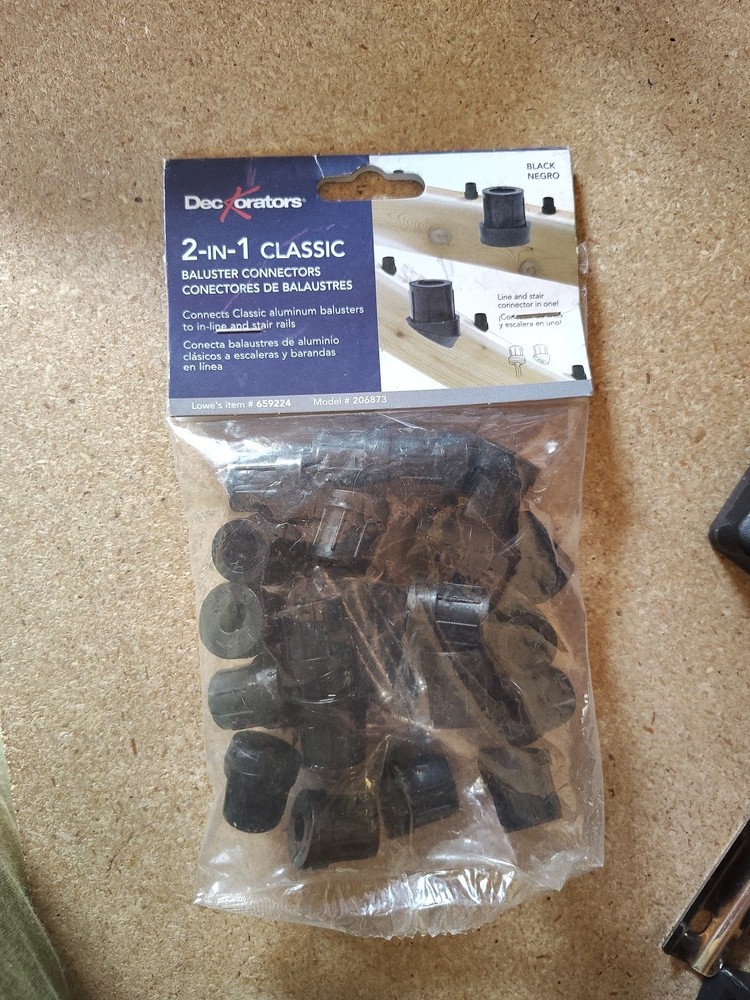 DECKORATORS 2-In-1 Classic Baluster Connectors  20 Pack