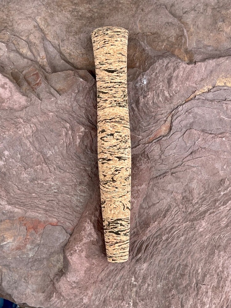 Cork Fly Handle, High Quality Wave Burl, 7” x .31” Hole,
