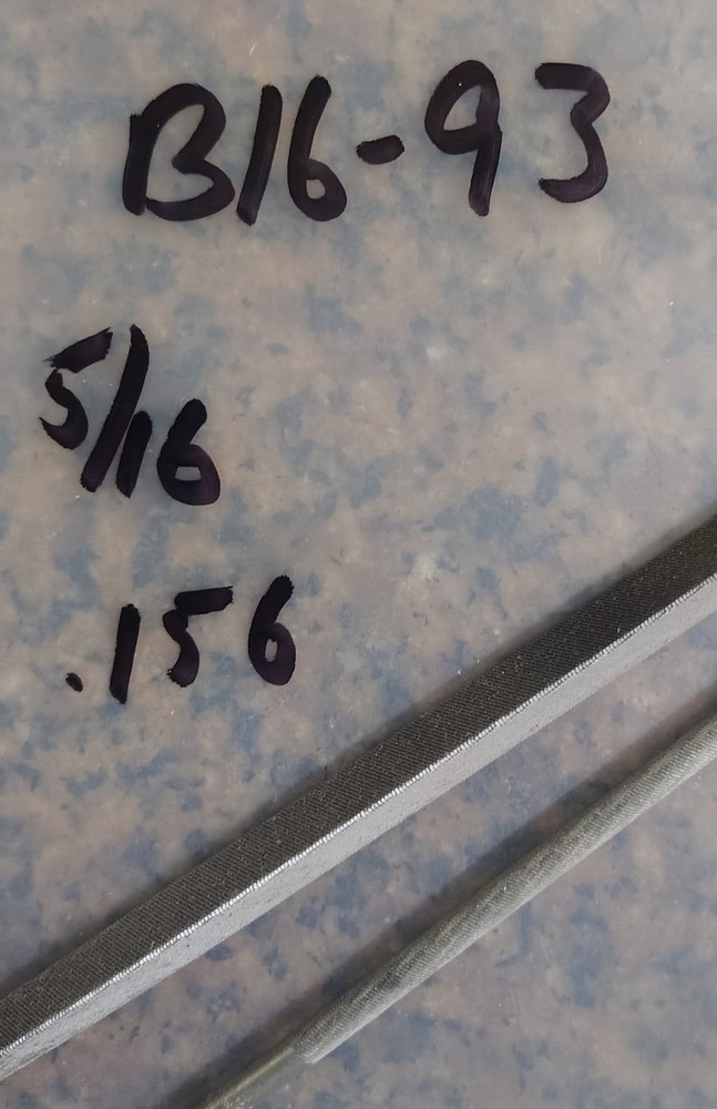 🗽2 FILES .15 DIA & 5/16" TRIANGULAR X 6" EXCELLENT CONDITION