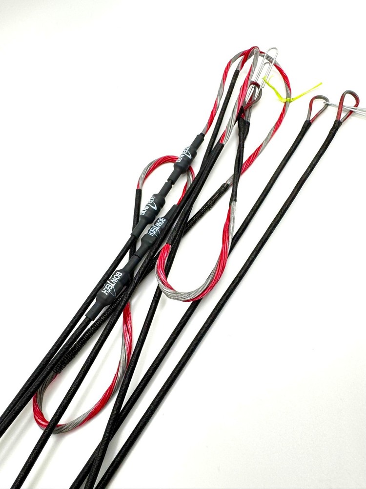 Bowtech Insanity CPX  (Red & Silver)  OEM String & Cable (Full Set)