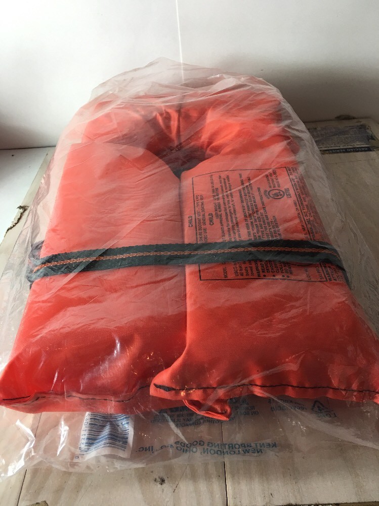 NIP!! 2 Kent Child Type II Life Jacket Small & Medium