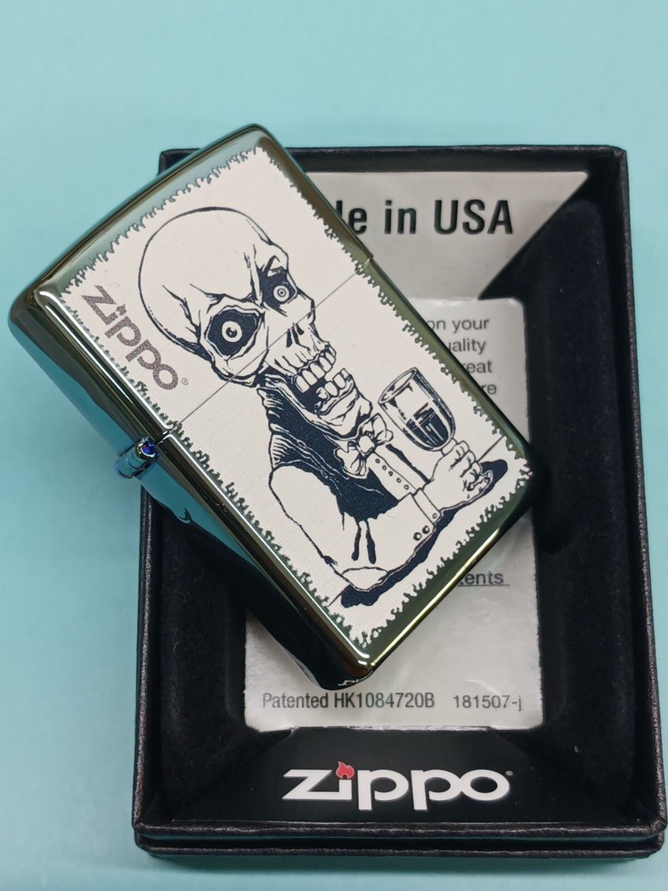 Zippo Skeleton Bartender Chameleon 28679