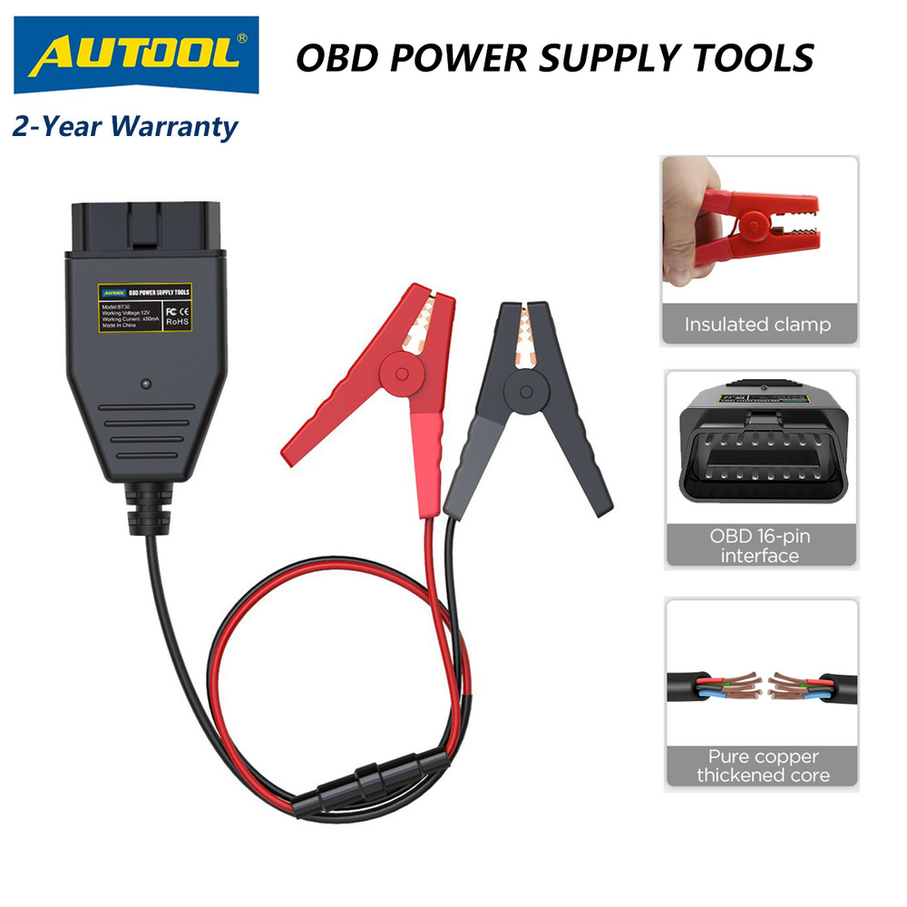 OBD2 Car Memory Saver Protection Connector Car Battery Computer ECU Protector US