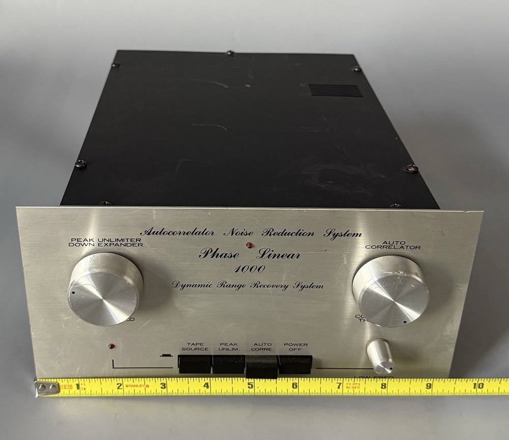 Power Tested Only — Phase Linear 1000 Autocorrelator Noise Reduction System