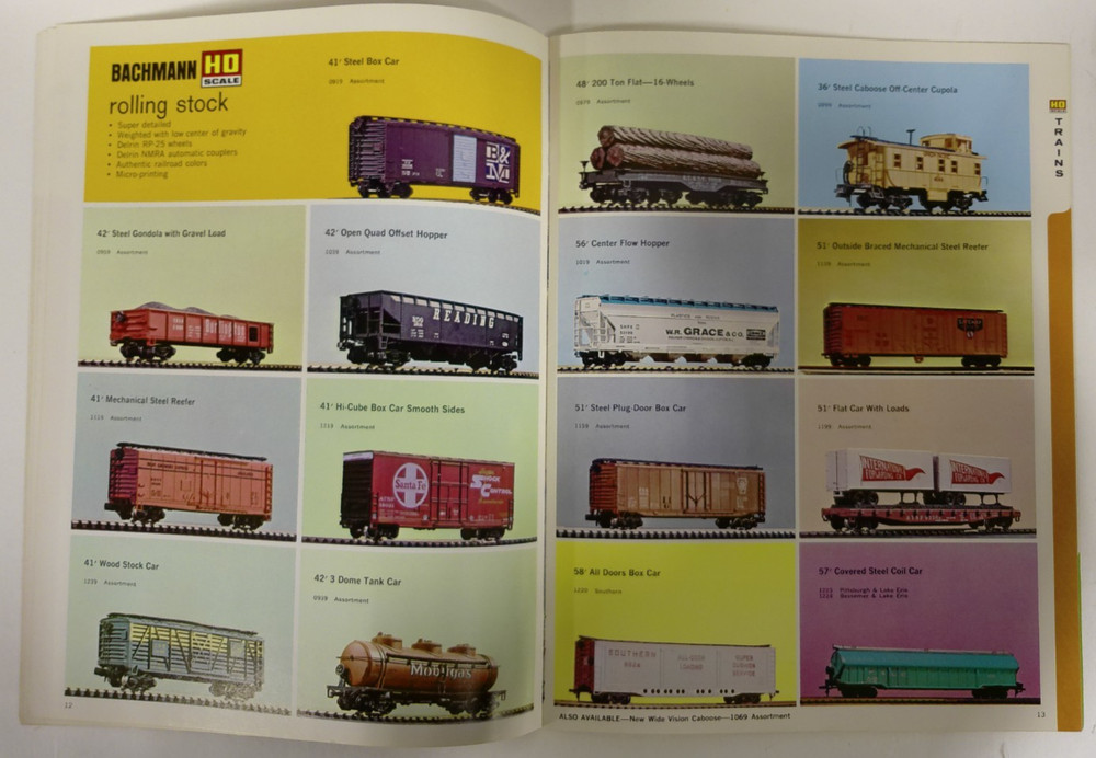 Vintage Bachmann Model Trains 1975 Catalog