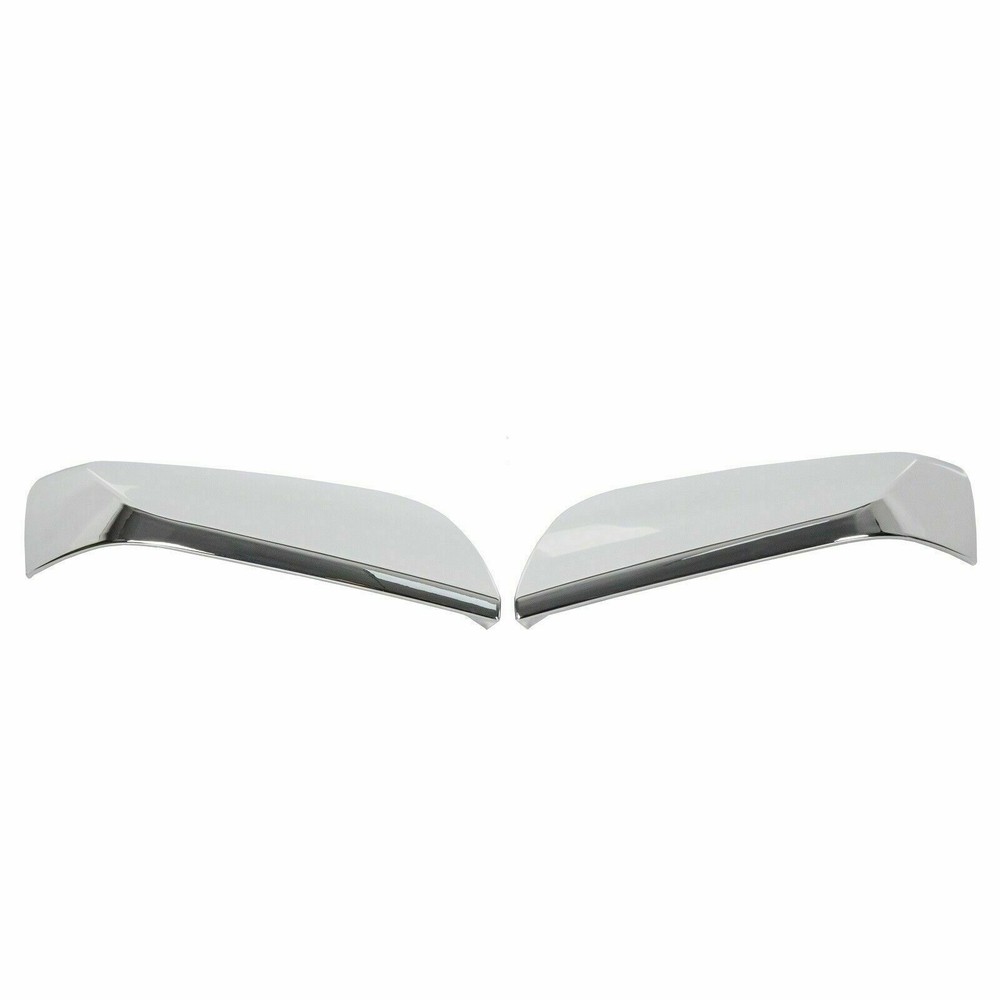 For 2014-2020 Chevy Impala Chrome Triple Mirror Covers Clip On Replacement Trims