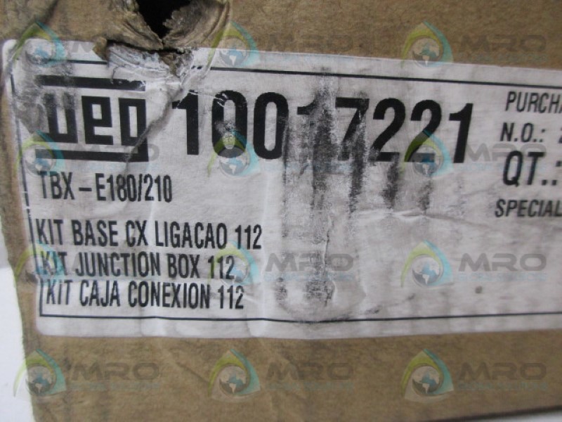 WEG 10017221 JUNCTION BOX NSMP