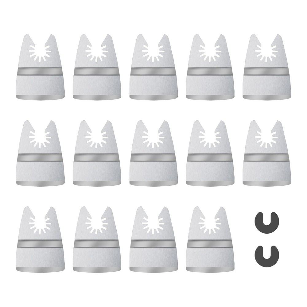 14pcs Oscillating Scraper Blades 2 rigid scraper, Rigid