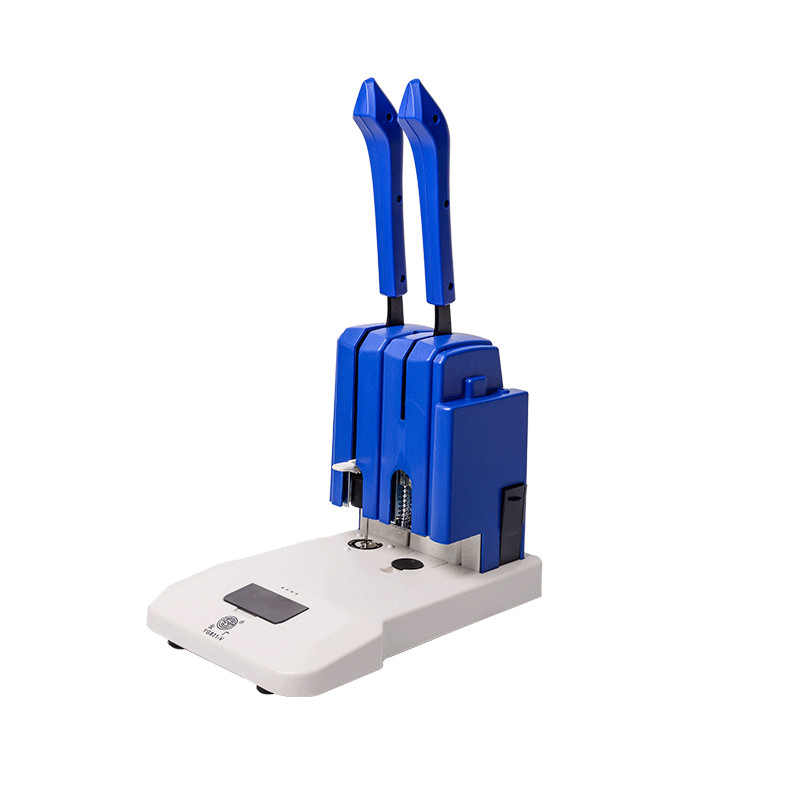 30mm Hot Melt Riveted Pipe Binding Machine The Hole Spacing Is Adjustable