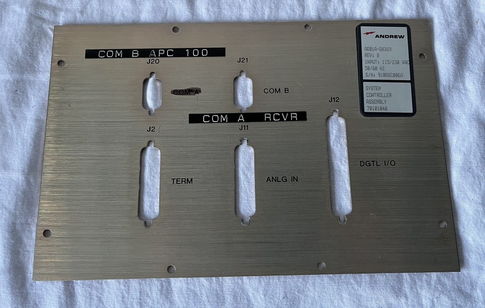 Andrew System Controller Assembly Panel 70101048