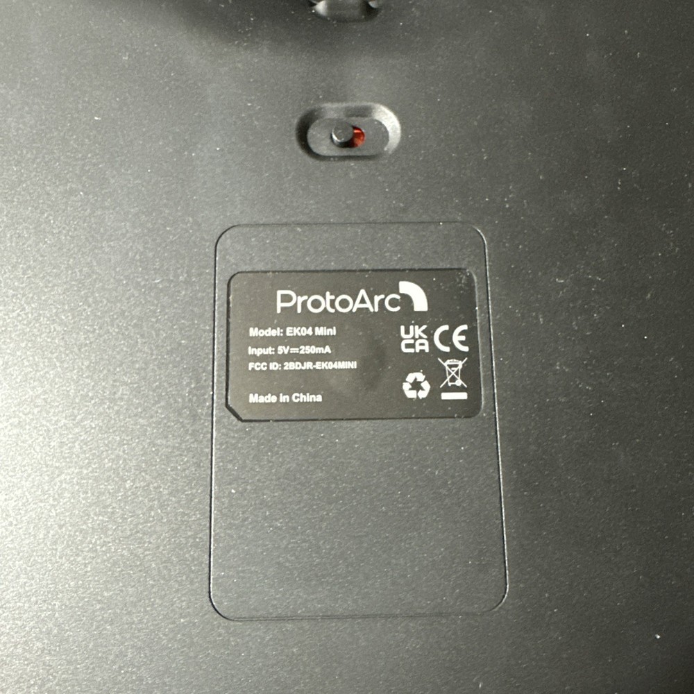 ProtoArc EK04 Wireless Ergonomic Keyboard Separate Number Pad- Missing Charger