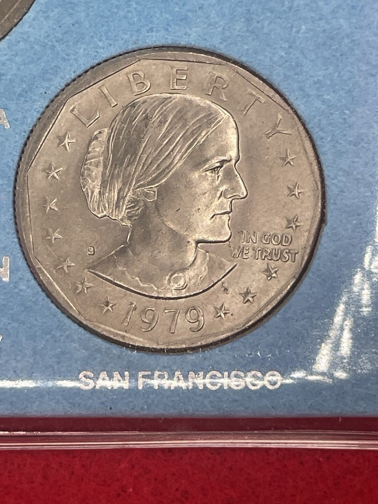 🌴 Susan B. Anthony 'First Year' 1979 All Mint Dollar Set