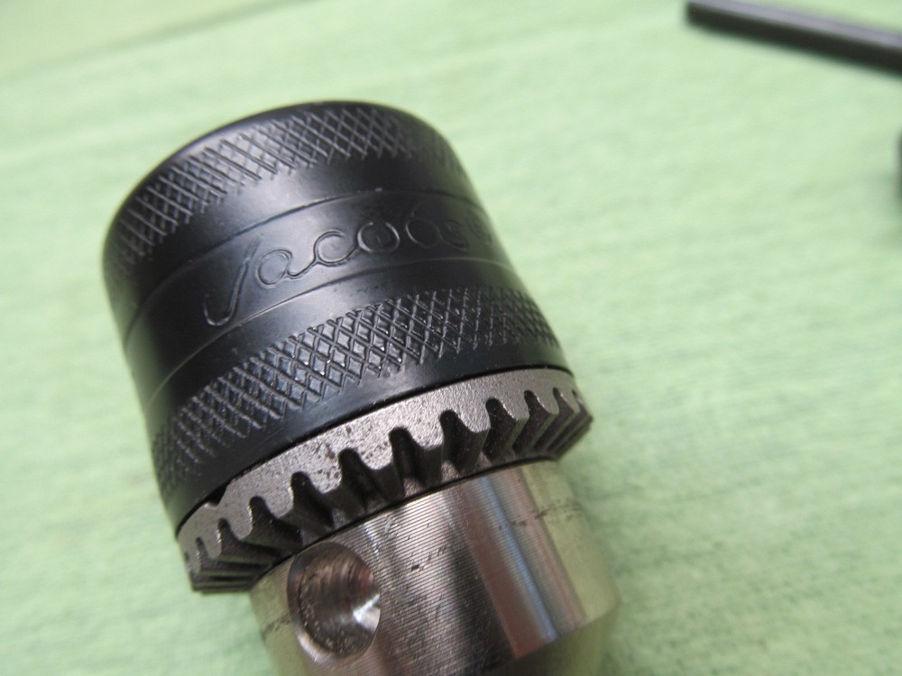 Jacobs 3/8" Drill Chuck w/ 3/8"-24 Internal Thread - 1 to 10mm Range - w/Key