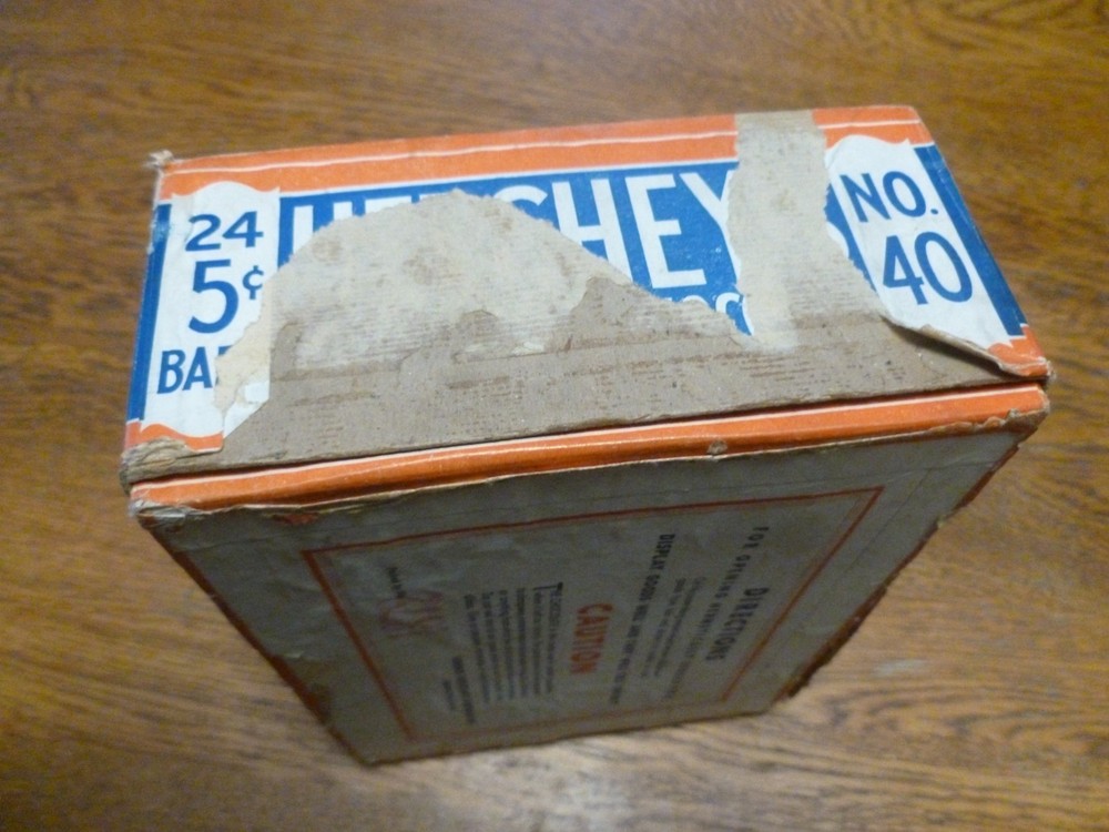 Original 1930's Depression Era Hersheys 24 Count Candy Box NRA