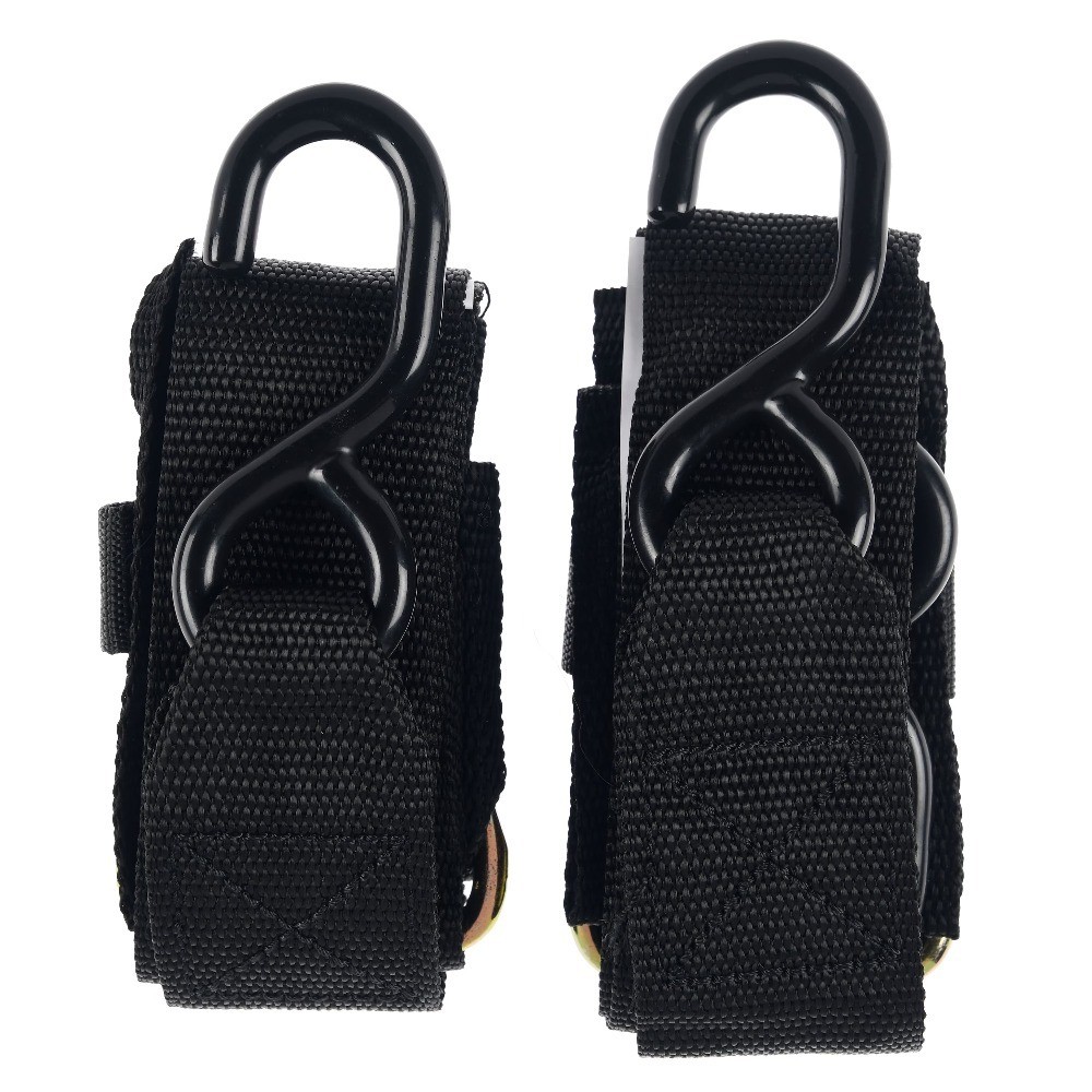 4-Foot Transom Tie Downs 2-Pack for Boat Trailer Safety Straps