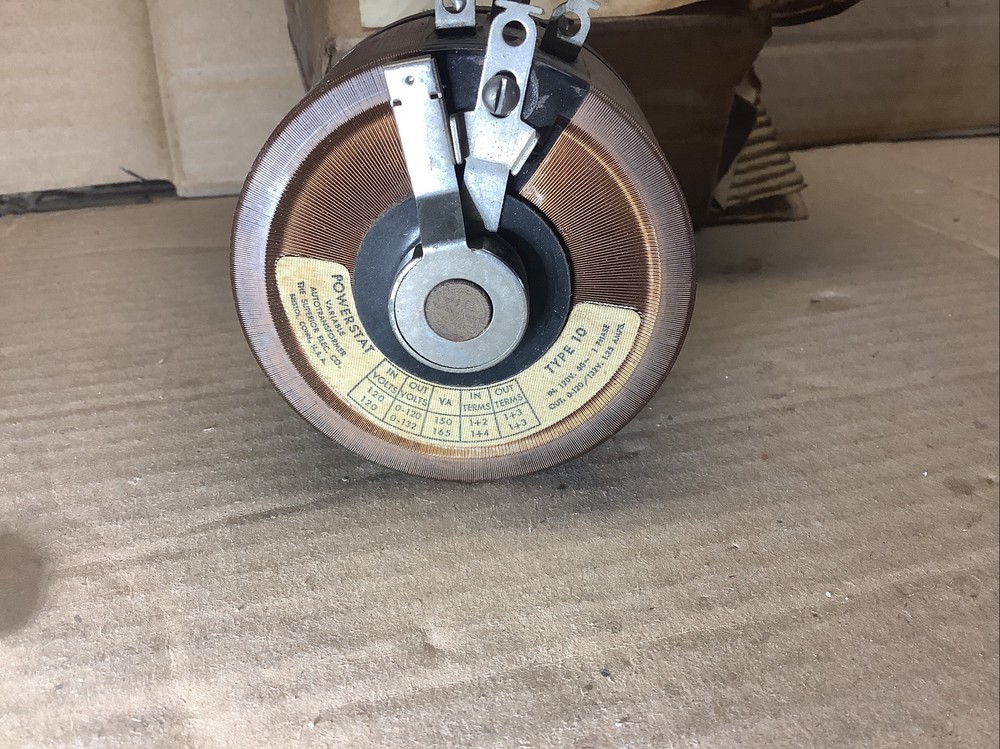 NOS Superior Electric Powerstat Variac Type 10 Variable Transformer in Box