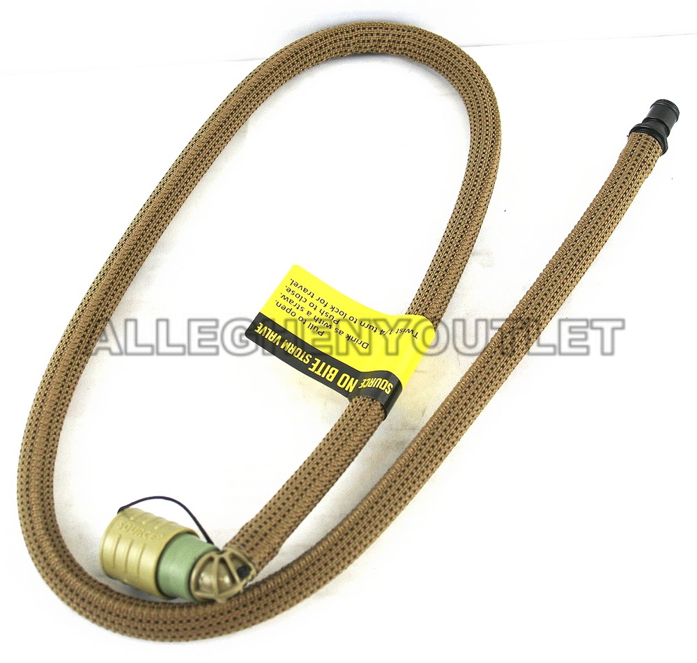 NEW SOURCE USMC HYDRATION SYSTEM REPLACEMENT TUBE HOSE KIT COYOTE QUICK CONNECT