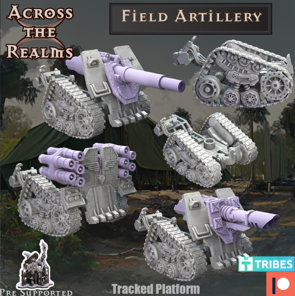 Field Artillery & Operatives super pack x 6 complete sets (32mm)