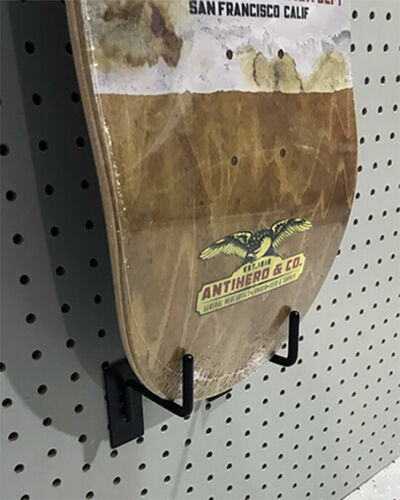 10 PACK Skateboard Deck Rack Holder Mount Display Cradle Hook slatwall pegboard