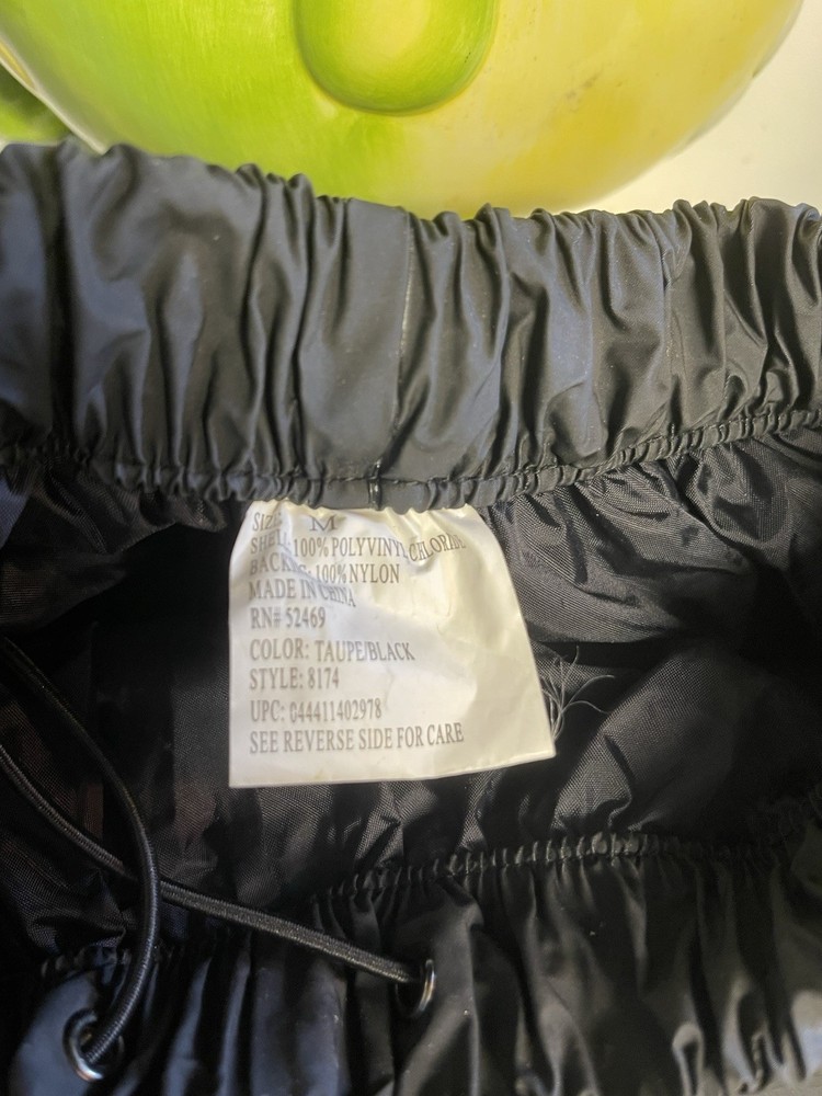 Medium Motorcycle Black Women’s Rain Pants