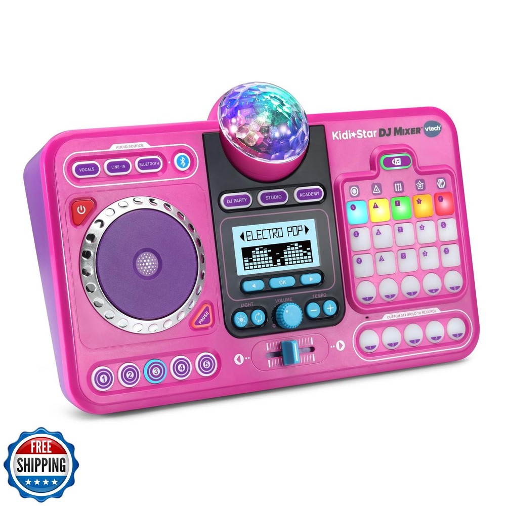 VTech Kidi Star DJ Mixer, Pink
