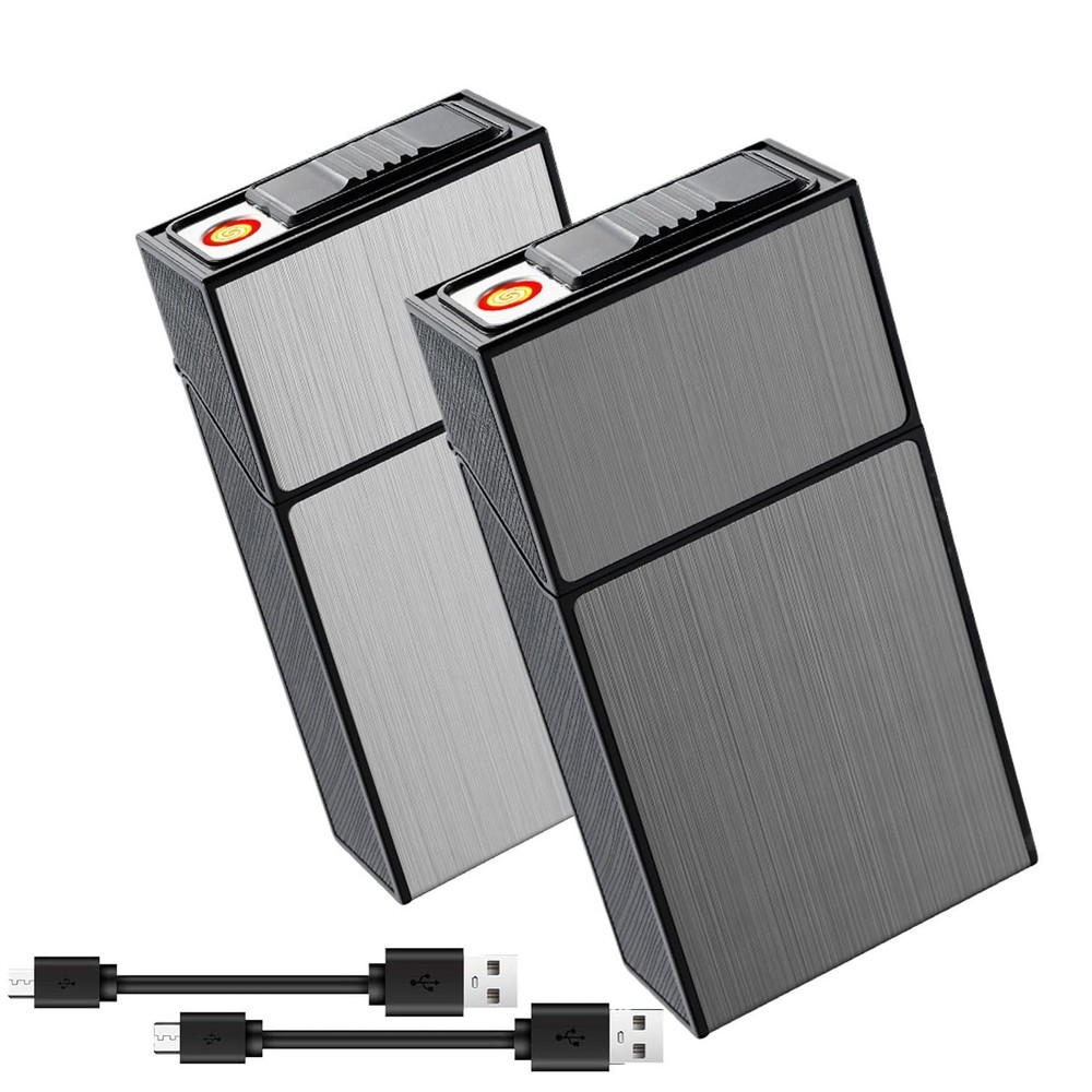 Cigarette Case for for 100mm 100’s King Size Hold 20 Regular Size Cigarettes ...