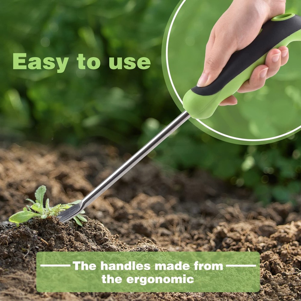 Dandelion Removal Tool, Weed Puller Tool, Hand Garden Tools, Stainless Steel ...