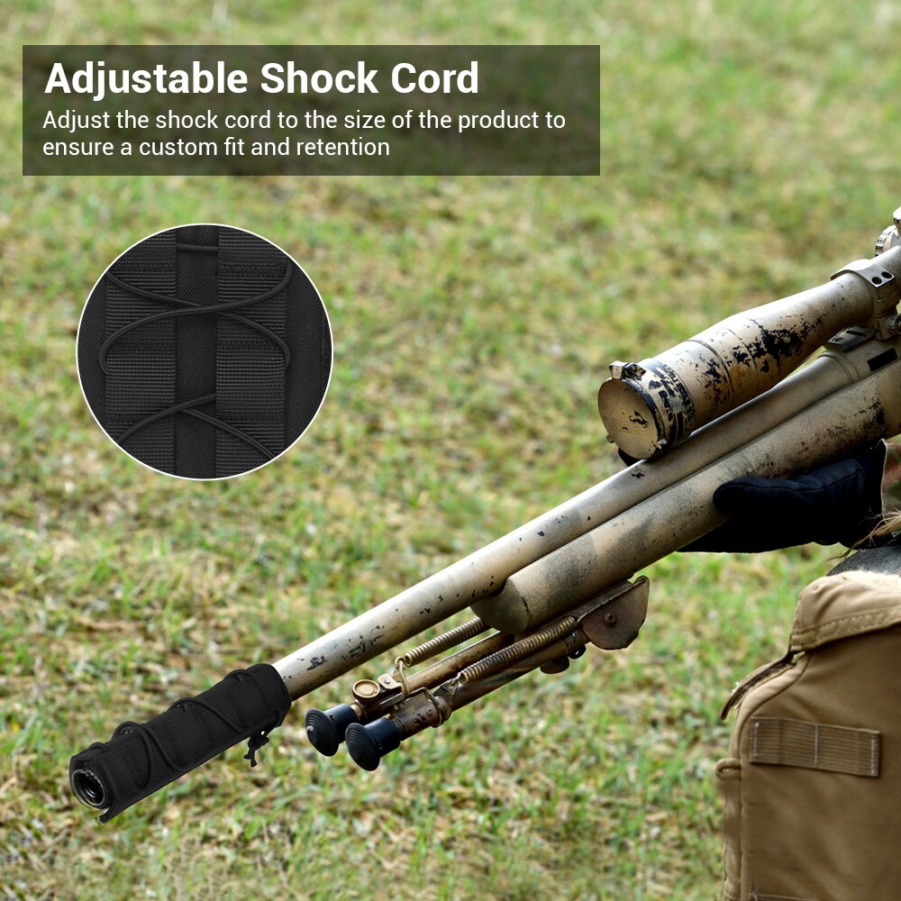 8.66" Tactical Silencer Protective Holster Shield Tool Silencer Protector Cover