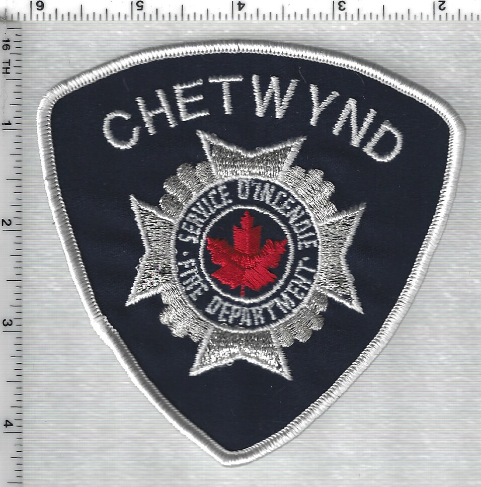 Chetwynd Fire Department (British Columbia, Canada)  Shoulder Patch
