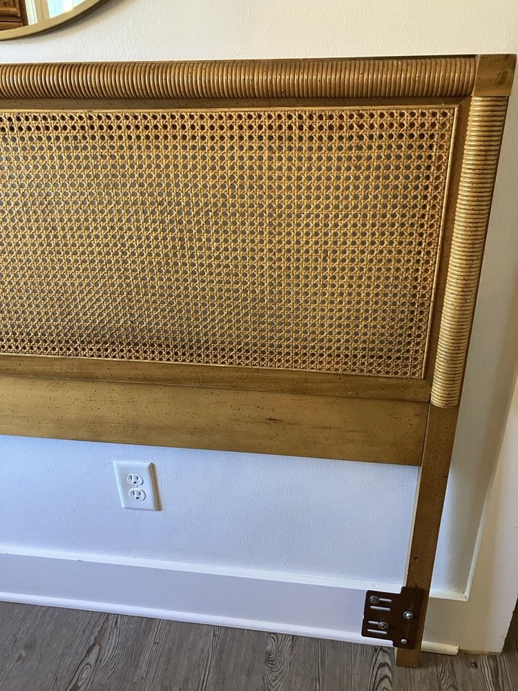 Vintage Boho King Size Headboard - Wicker Weve By Dixie Brand
