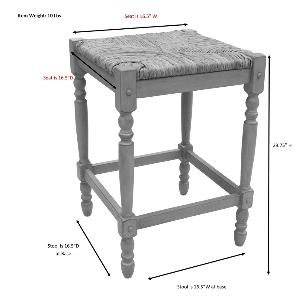 Carolina Classics Austin 24" Counter Stool in Walnut