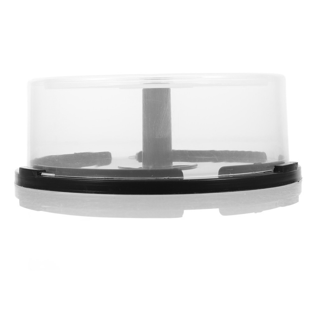 Empty DVD Storage Bucket Empty 25 Disc CD Or DVD Cake Boxes Holders Clear Cover