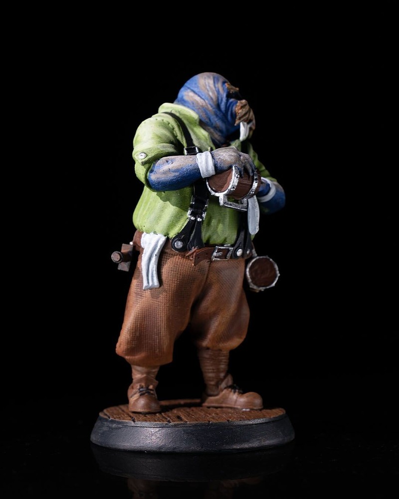 DnD Mr Eugene Sealion Tavern Keeper Mini 32mm Scale (unpainted) TTRPG