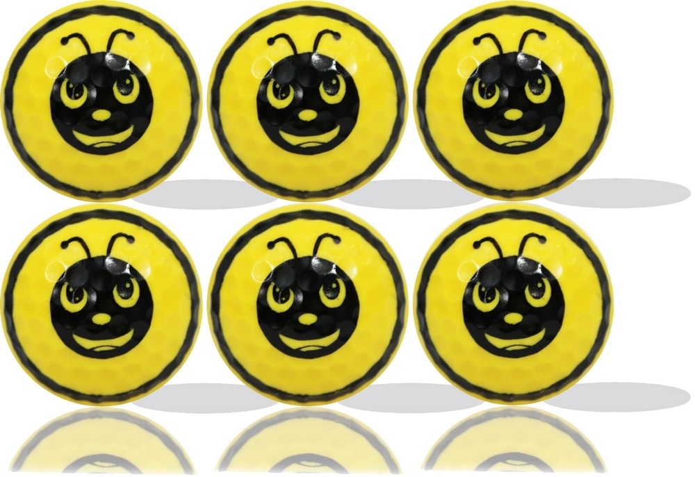 Bee Golf Balls 6 pack - Great Gift Idea!