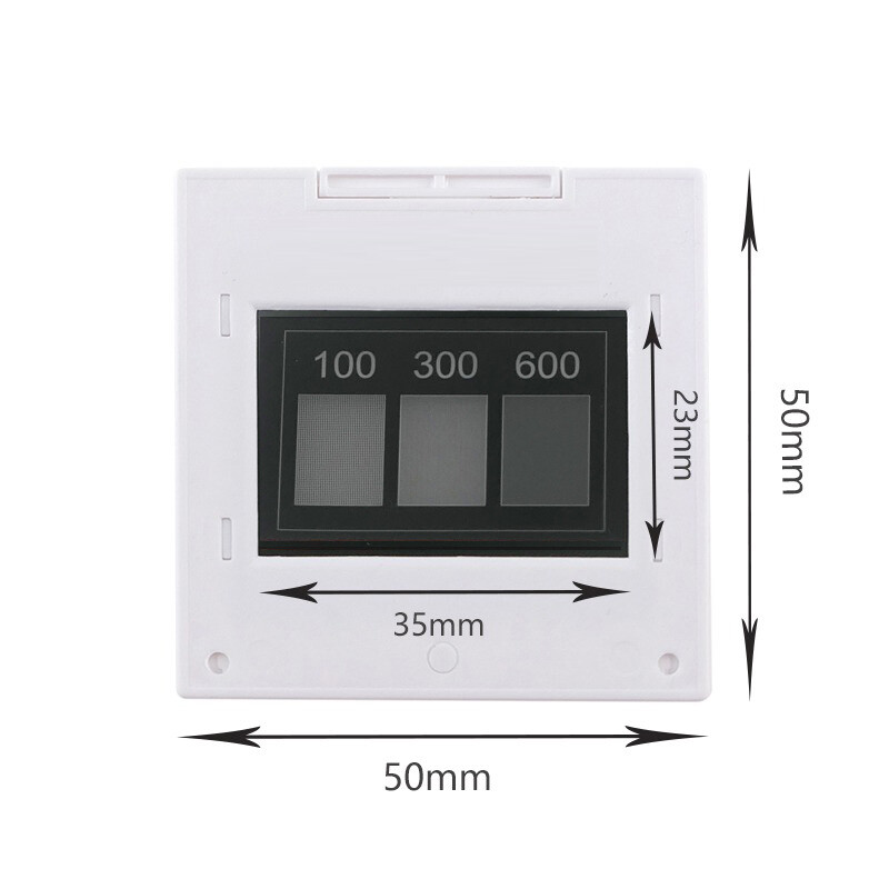 5pc Interference Diffraction Grating Single & Double Slit Interference Diaphragm