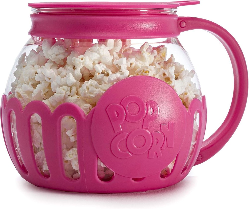 Ecolution Patented Micro-Pop Microwave Popcorn Popper with Temperature Safe