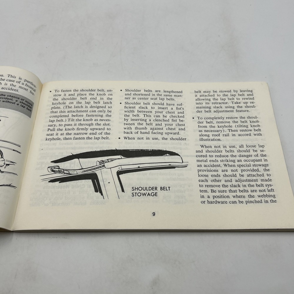 1973 Monte Carlo Owners Manual Original