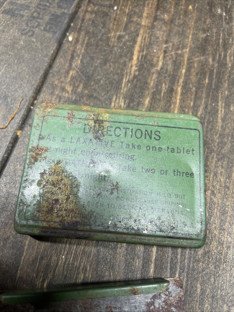 Vintage Original Tonolax Tin Laxative