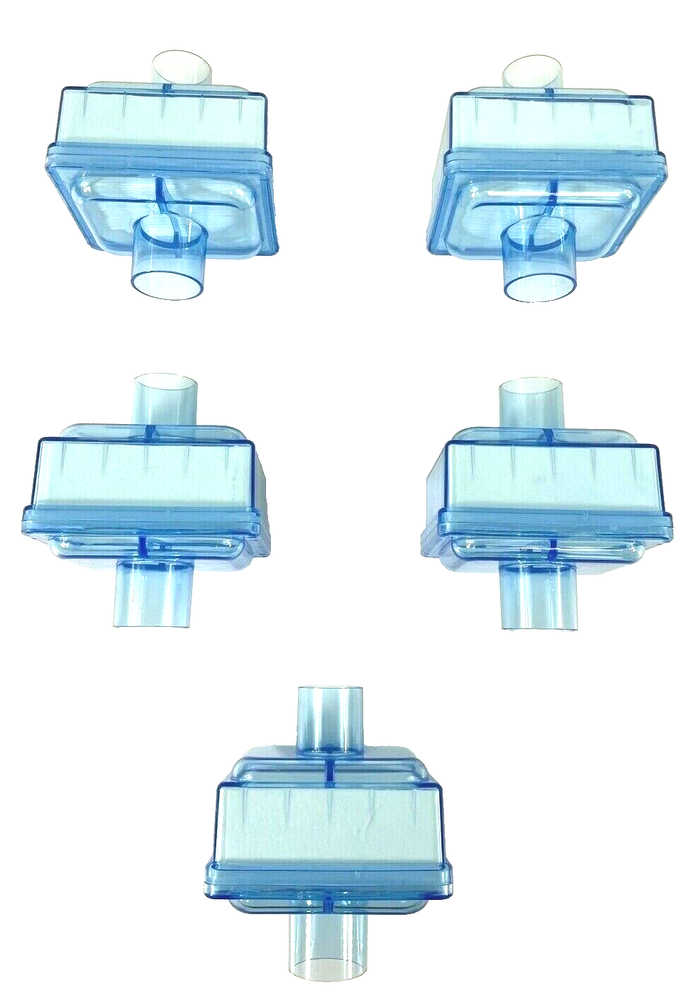 Universal Fit Inline Bacterial Viral Replacement Filter for CPAP & BIPAP 5 pcs