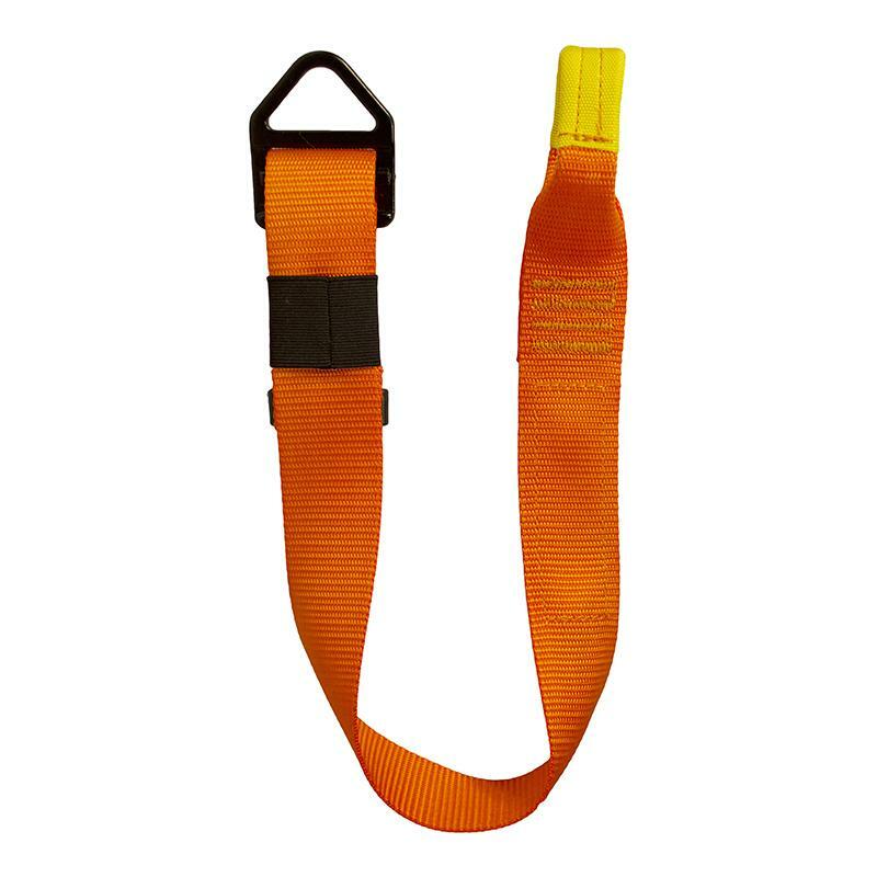 FUSION ADJUSTABLE SINGLE LEG LANYARD W/LOOP & ADJUSTABLE DELTA RING 36"
