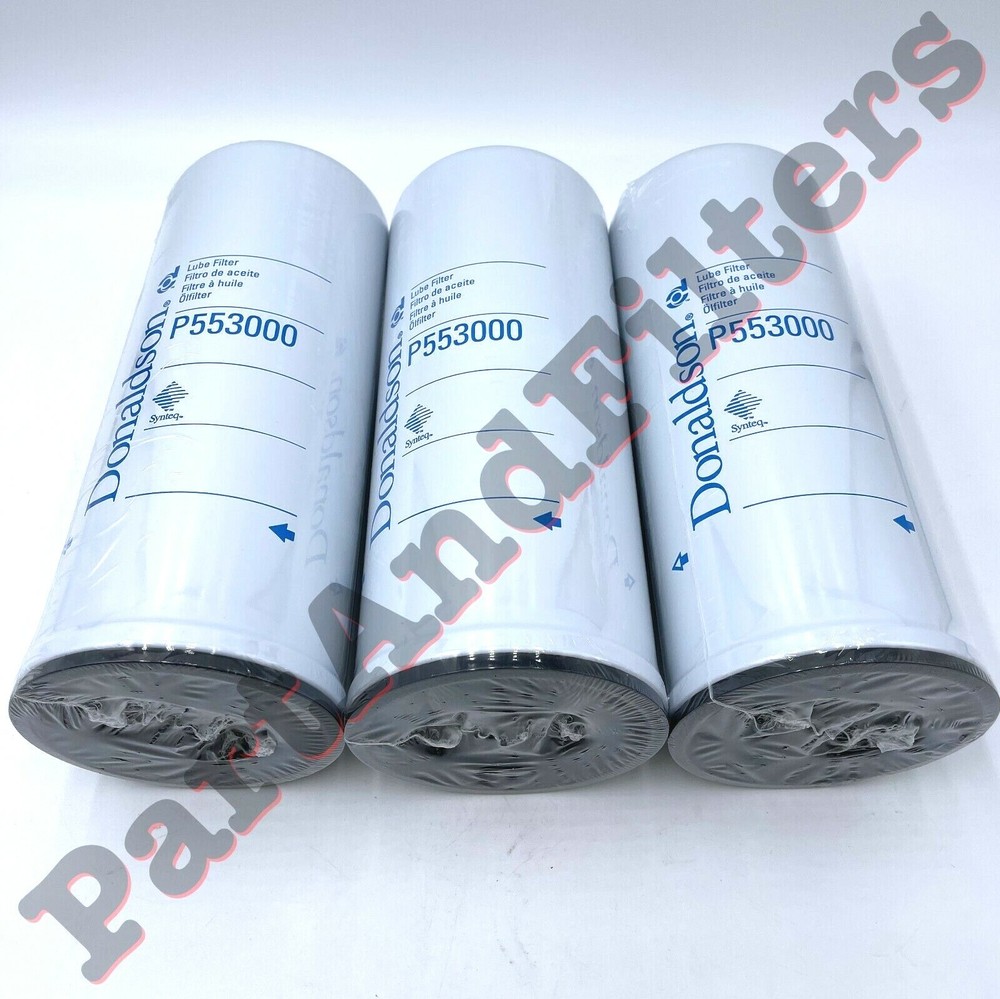Donaldson P553000 Lube Filter Spin on Combination (Pack of 3)
