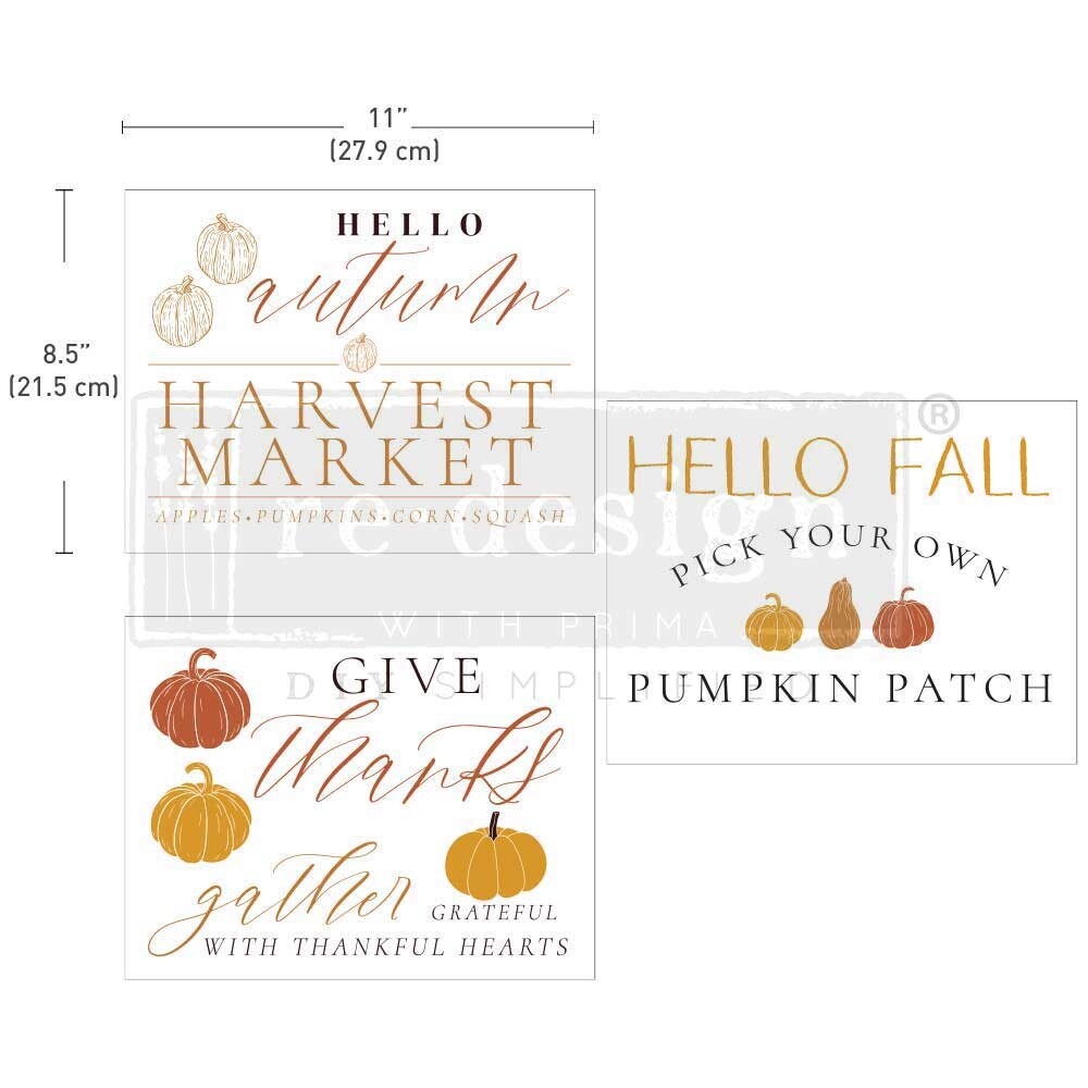ReDesign with Prima Transfer - Fall Festive